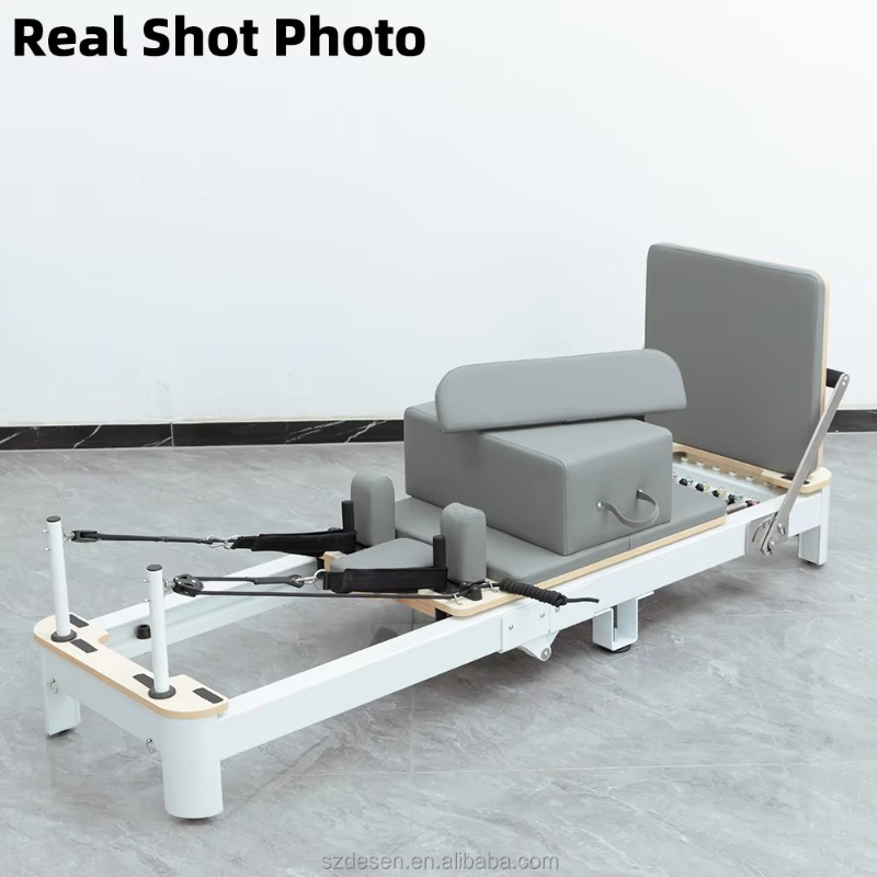 Pilates Yoga Board - YTYIN เครื่องปฏิรูปพิลาทิสแบบพับได้ น้ำหนักเบา ทำจากอลูมิเนียมอัลลอย พร้อมกล่องและกระดานกระโดด สำหรับใช้ในบ้านหรือสตูดิโอโยคะ