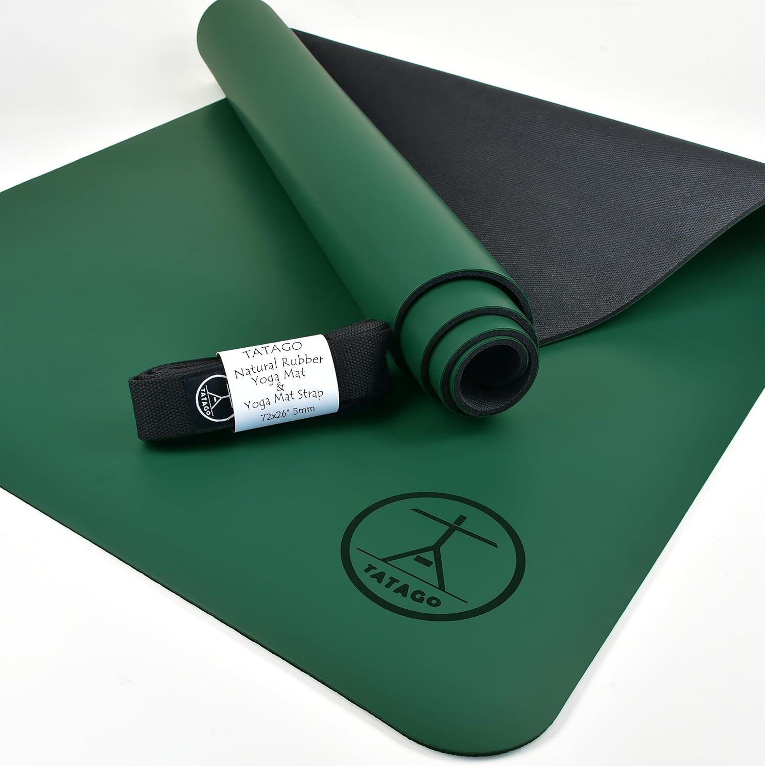 Pilates Yoga Classes - โยคะร้อน, พิลาทิส, การยืดกล้ามเนื้อที่บ้าน - เสื่อโยคะยางธรรมชาติ, กันลื่นสำหรับการออกกำลังกายที่ทำให้เหงื่อออกมาก,