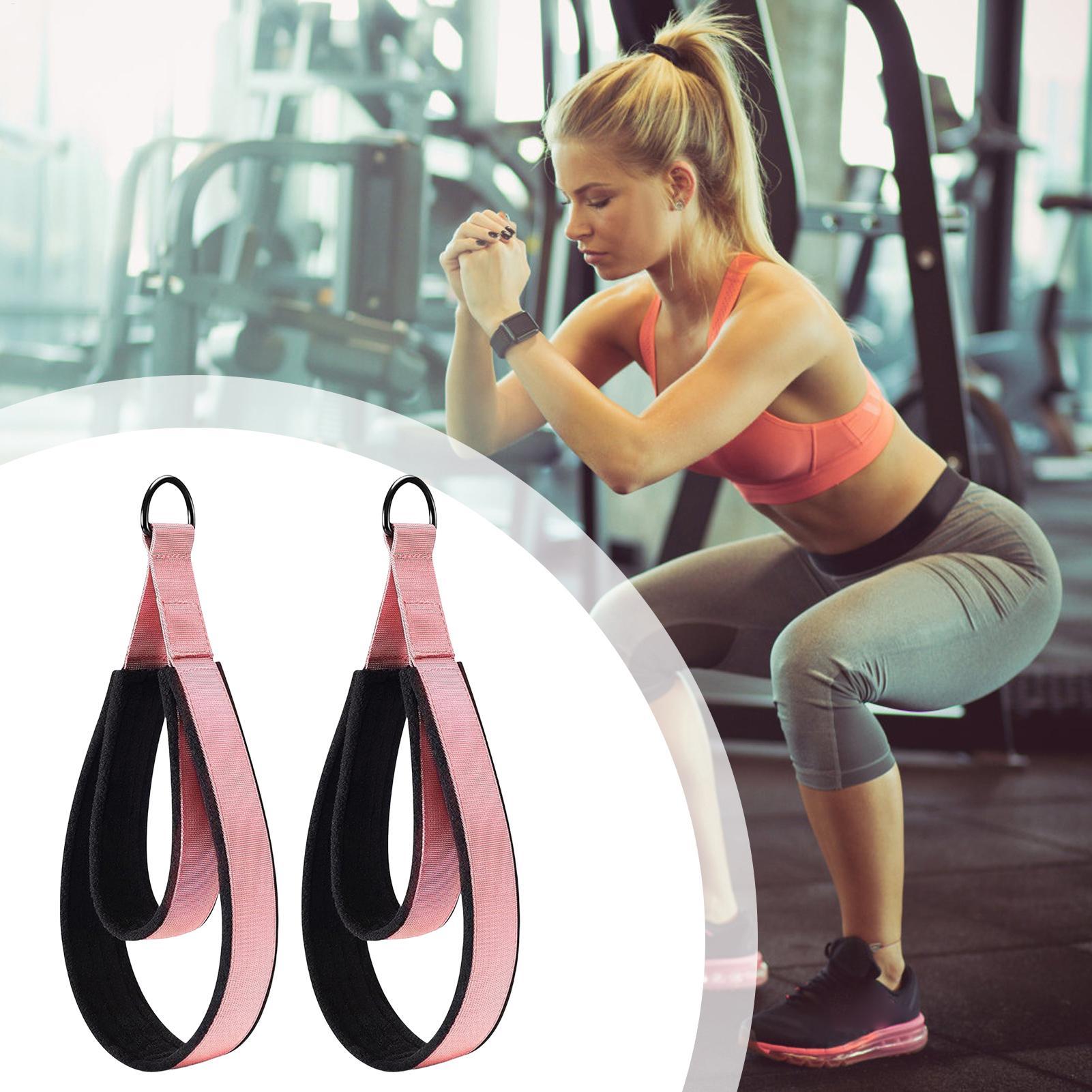 Pilates Yoga Classes - สายรัดพิลาทิส 2 ชิ้น แบบ D-Ring อุปกรณ์ออกกำลังกาย