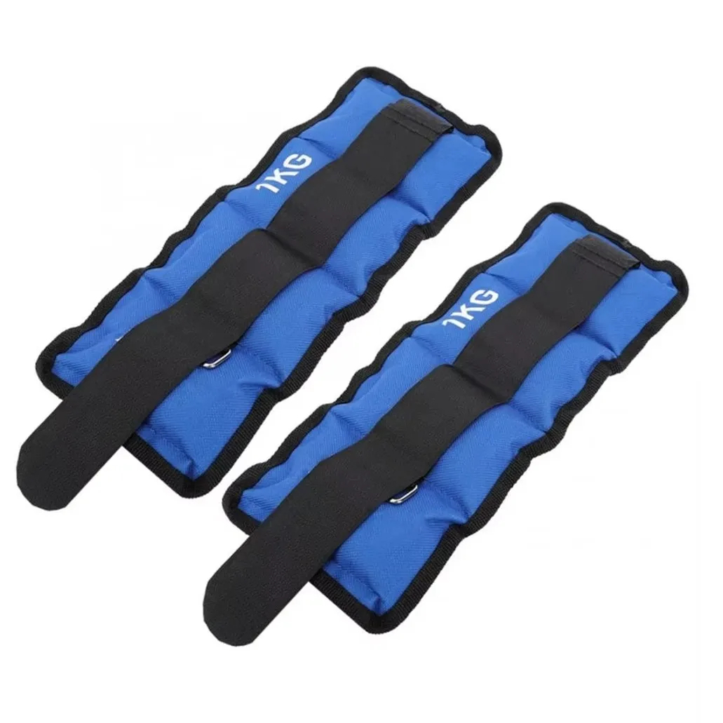 Pilates Ankle Strap - น้ำหนักข้อเท้าและข้อมือตั้งแต่ 1 ถึง 5 กิโลกรัม สายรัดคู่แบบปรับได้