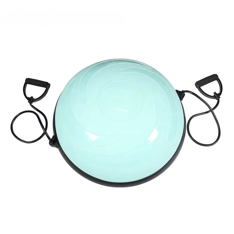 โลโก้ PVC Balance Ball พร้อมแถ - Pilates Yoga Ball Workout บทวิจารณ์และราคา