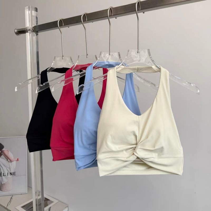 สปอร์ตบราแบบผูกคอ ดีไซน์บิดเกล - Pilates Yoga Top บทวิจารณ์และราคา