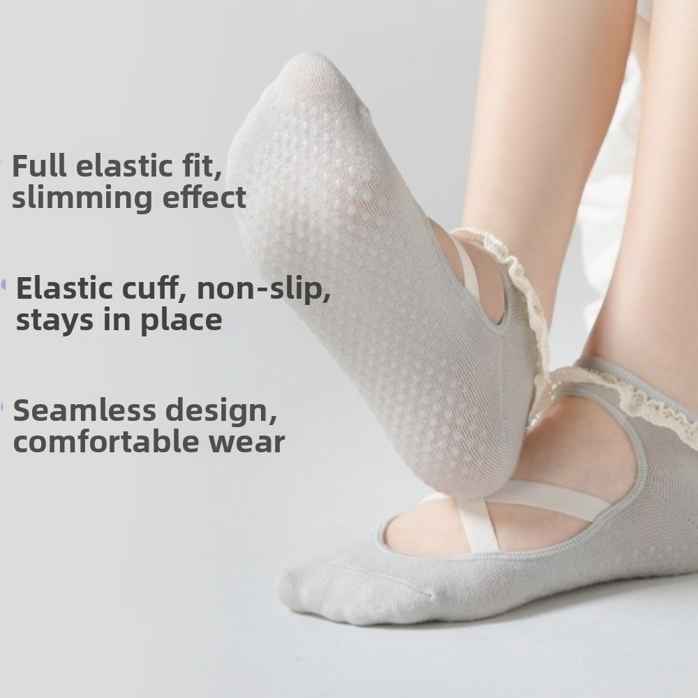 ของขวัญ ถุงเท้าโยคะกันลื่น ขอบ - Pilates Ankle Strap บทวิจารณ์และราคา