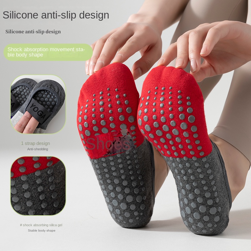 ถุงเท้าโยคะมืออาชีพข้ามพรมแดน  - Pilates Yoga Origin บทวิจารณ์และราคา