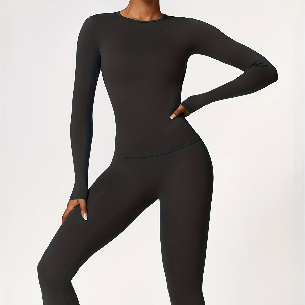 ชุดโยคะรัดรูป แขนยาว สำหรับวิ่ - Pilates Yoga Origin บทวิจารณ์และราคา