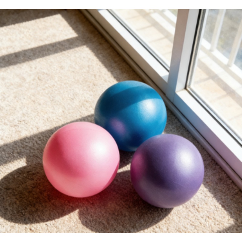 ลูกบอลโยคะแบบหนา 1 ลูก ป้องกัน - Pilates Yoga Ball Workout บทวิจารณ์และราคา