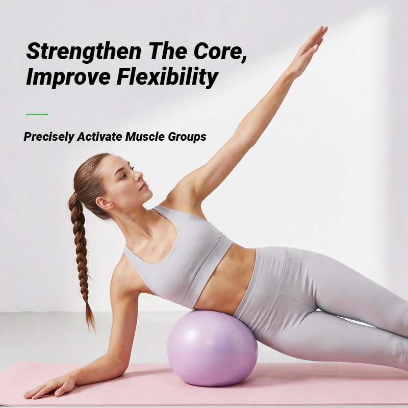 ลูกบอลโยคะฟิตเนสแบบหนา ป้องกัน - Pilates Yoga Ball Workout บทวิจารณ์และราคา