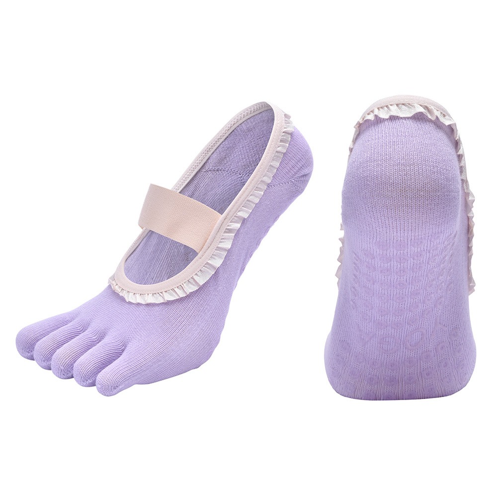 ถุงเท้าโยคะกันลื่นแบบสร้างสรรค - Pilates Yoga Classes บทวิจารณ์และราคา
