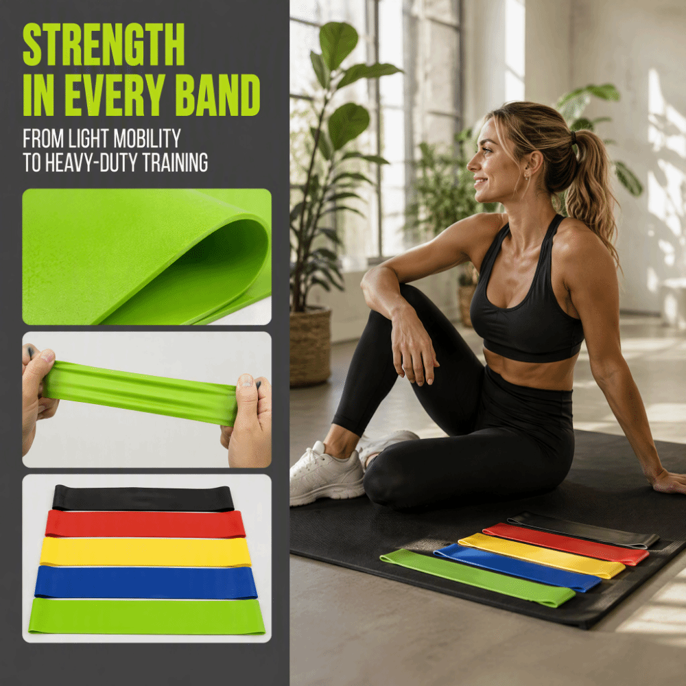 ชุดยางยืดออกกำลังกาย 5 ชิ้น ขน - Pilates X Yoga บทวิจารณ์และราคา