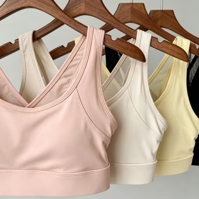 สปอร์ตบราแบบกันกระแทกสำหรับผู้ - Pilates Yoga Top บทวิจารณ์และราคา