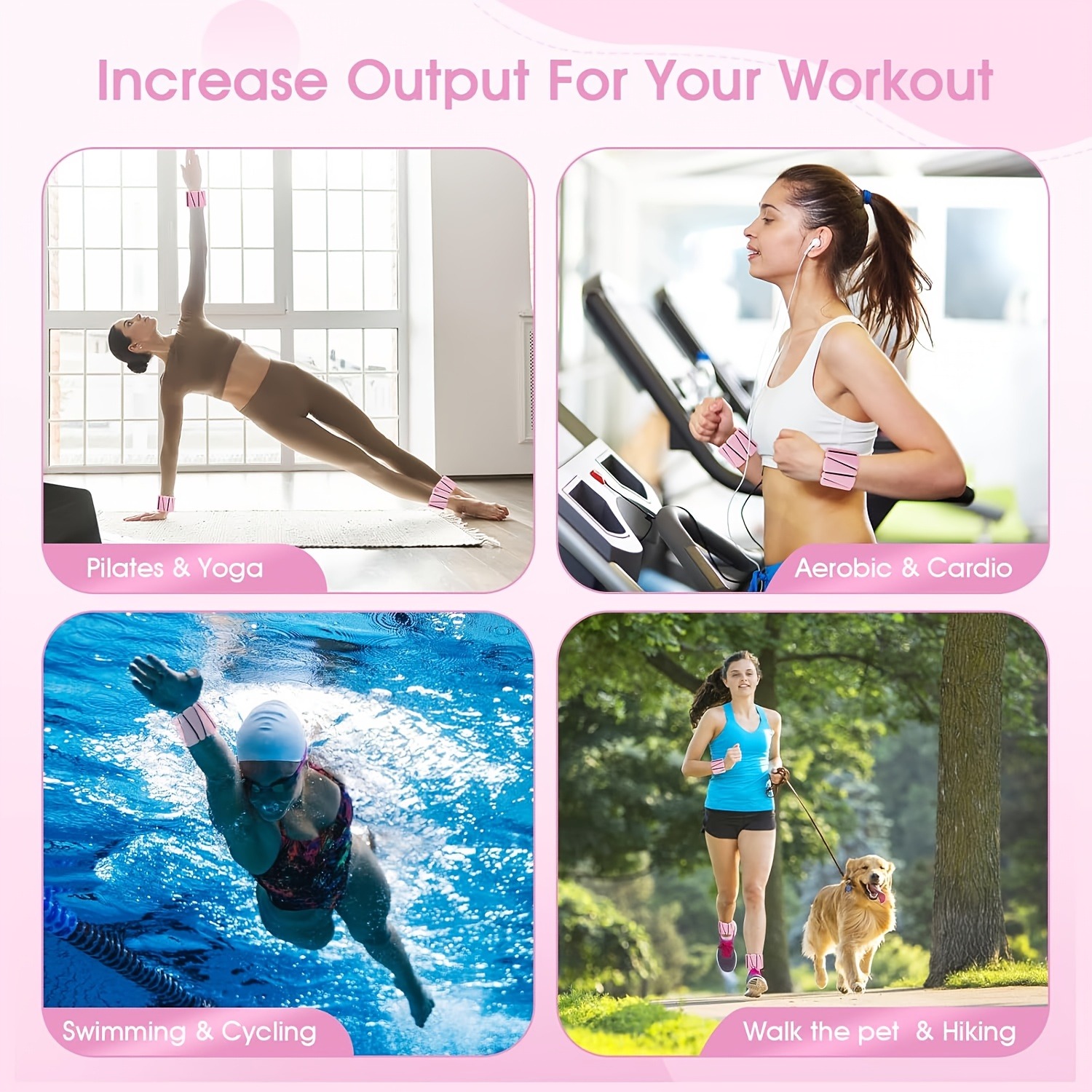 สายรัดข้อเท้าและข้อมือปรับระดั - Pilates Ankle Strap บทวิจารณ์และราคา