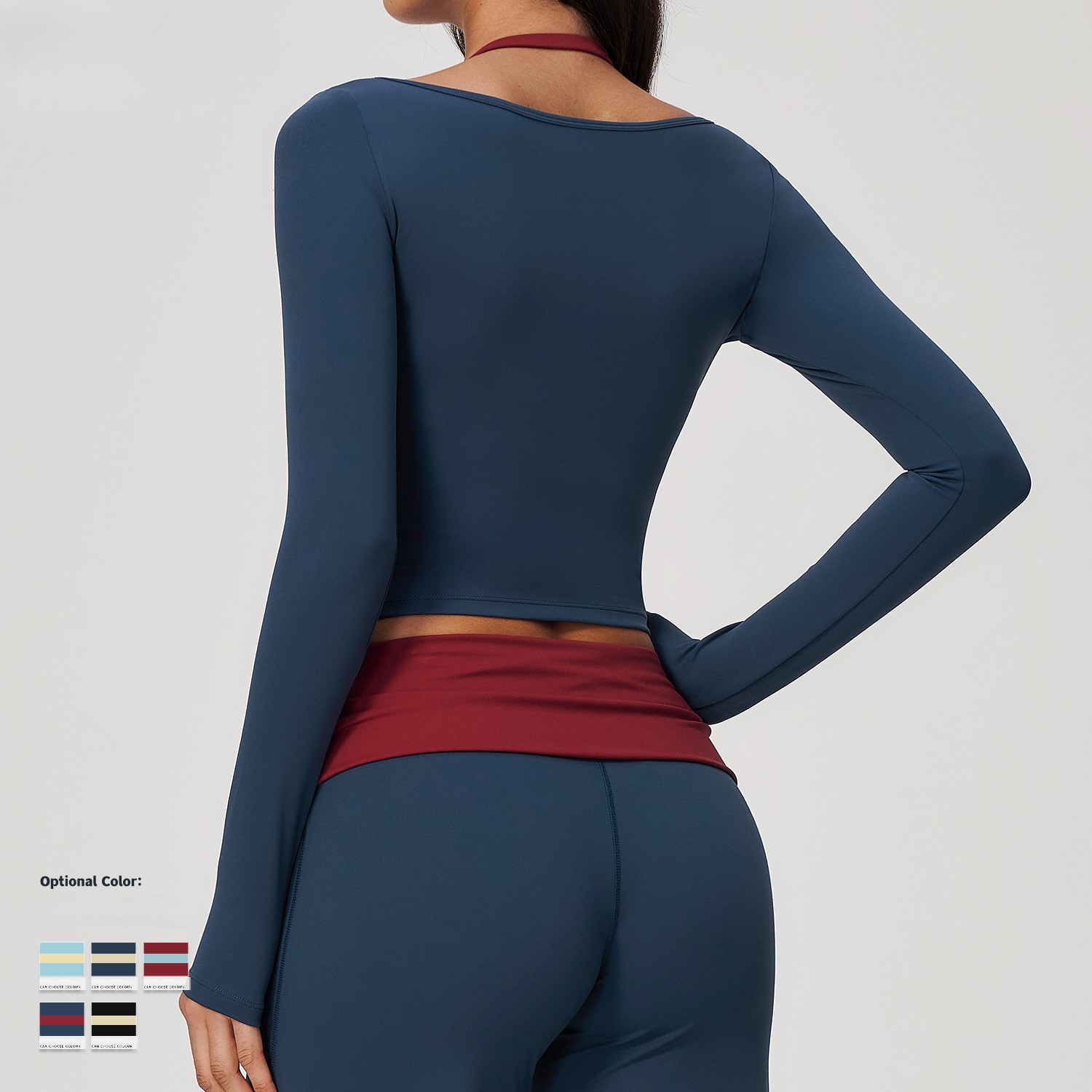 เสื้อโยคะแบบสองชิ้นในหนึ่งเดีย - Pilates Yoga Top บทวิจารณ์และราคา