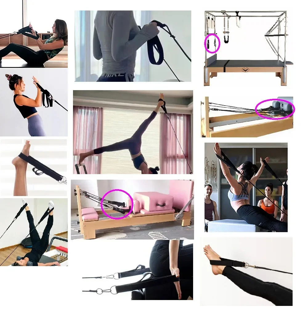 สายรัดข้อเท้าแบบยืดหยุ่นสำหรับ - Pilates Ankle Strap บทวิจารณ์และราคา