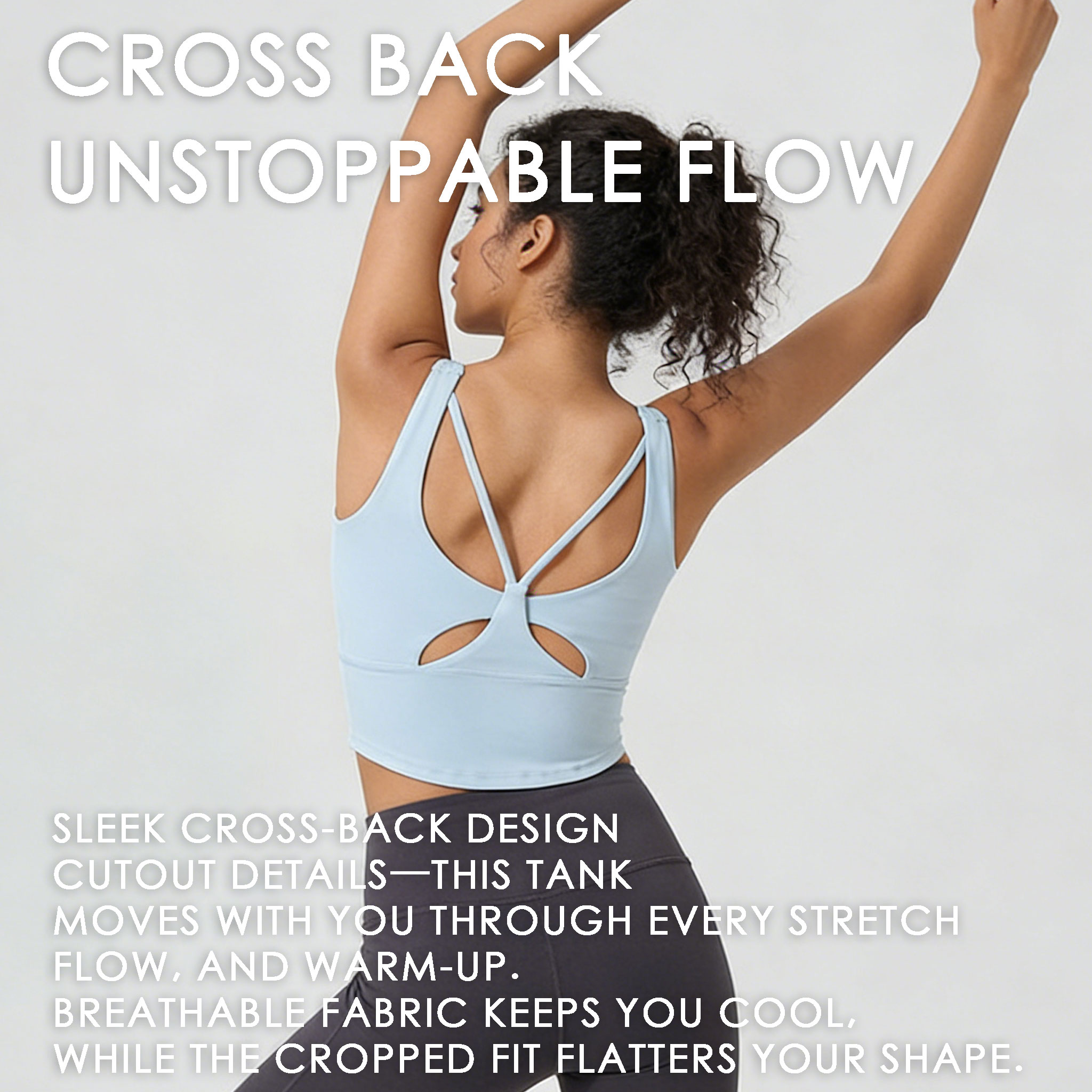 เสื้อชั้นในกีฬาโยคะแบบฟิกซ์คัพ - Pilates Yoga Top บทวิจารณ์และราคา