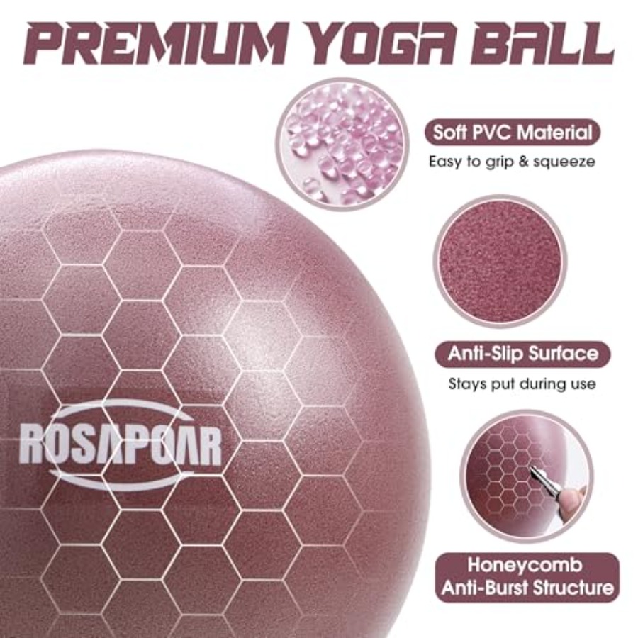 ลูกบอลออกกำลังกายขนาดเล็ก - ลู - Pilates Yoga Ball Workout บทวิจารณ์และราคา