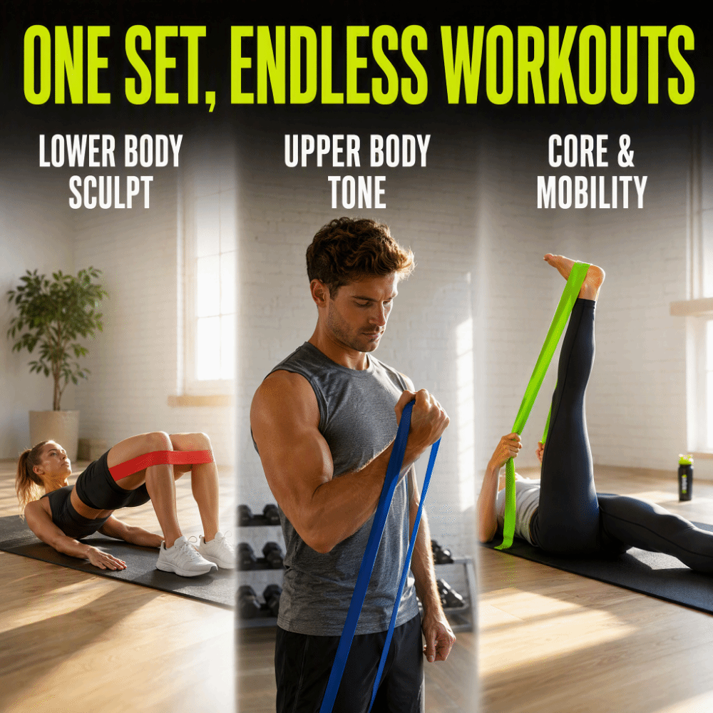 ชุดยางยืดออกกำลังกาย 5 ชิ้น ขน - Pilates X Yoga บทวิจารณ์และราคา