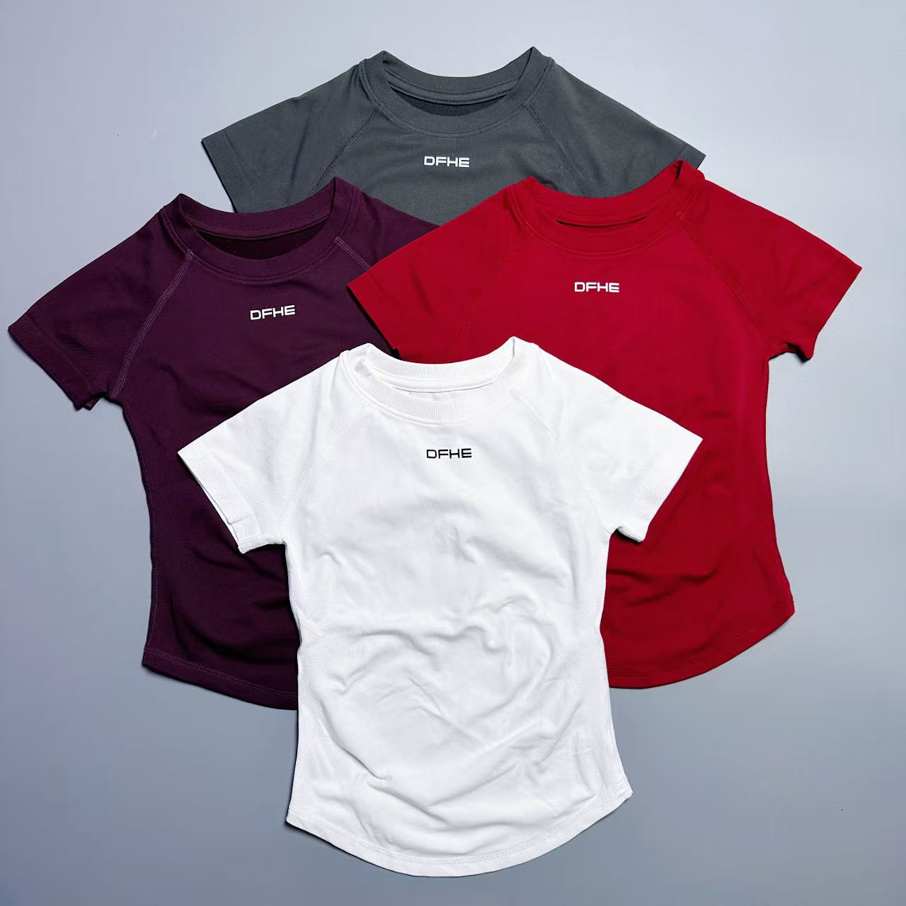 เสื้อยืดกีฬาแขนสั้นคอกลมสำหรับ - Pilates Yoga Top บทวิจารณ์และราคา